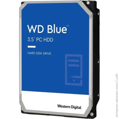   Western Digital  HDD SATA 6.0TB Blue 5400rpm 256MB (WD60EZAX)
