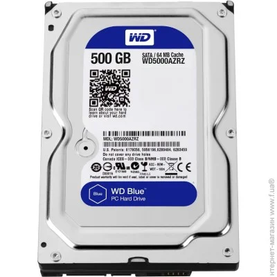   Western Digital SATA 500GB (WD5000AZRZ) WD Blue