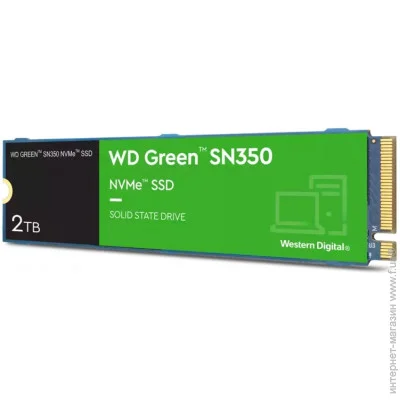 SSD Western Digital Green SN350 2TB M.2 PCIe 3.0 (WDS200T3G0C)