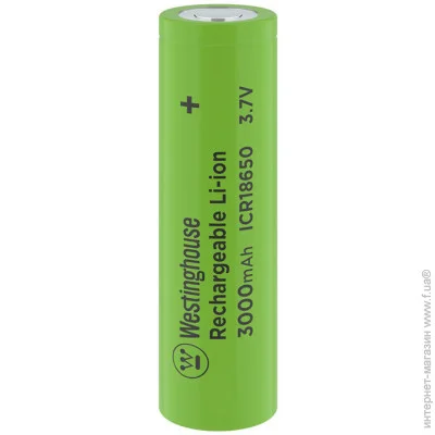  Westinghouse Li-ion ICR18650, 3,7V, 3000mAh, 1 (ICR18650-3000)