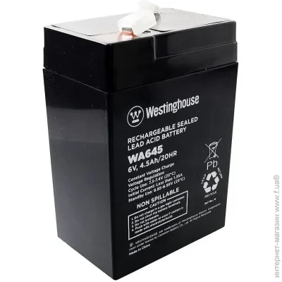    Westinghouse WA645N-T1 6V/4.5Ah AGM