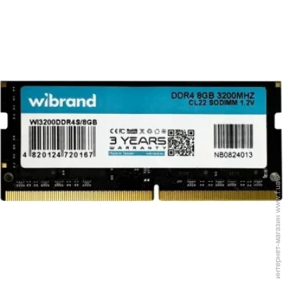  ' SoDIMM DDR4 8GB 3200 MHz Wibrand (WI3200DDR4S/8GB)