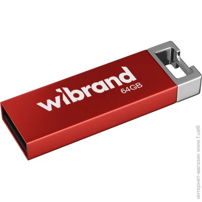 USB   Wibrand 64GB Chameleon Red USB 2.0 (WI2.0/CH64U6R)