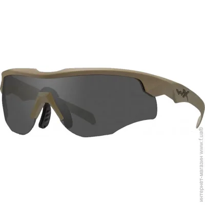   Wiley X  . WX Rogue Comm. 3  (Grey/Clear/Rust) tan (2862)
