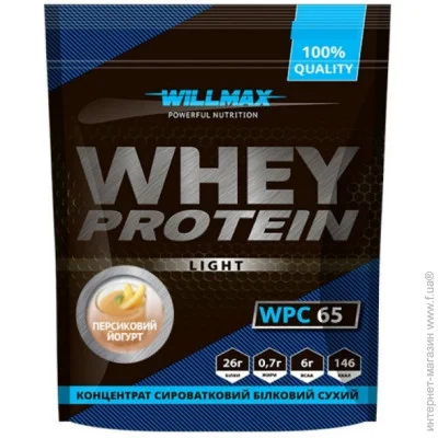  Willmax Whey Protein 65 1000 g /25 servings/ Peach Yogurt (000021933)