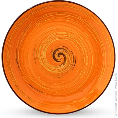 Для закусок Wilmax Spiral Orange 23 см  (WL-669313/A) Для закусок Wilmax Spiral Orange 23 см  (WL-669313/A)