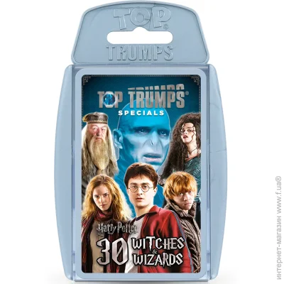 Winning Moves   HARRY POTTER Top Trumps 30 Greatest Witches and Wizards EN ( ) (WM01200-EN1-6)