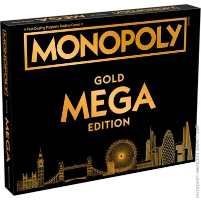 Winning Moves   MONOPOLY Mega Gold - UK (WM02108-EN1-6)