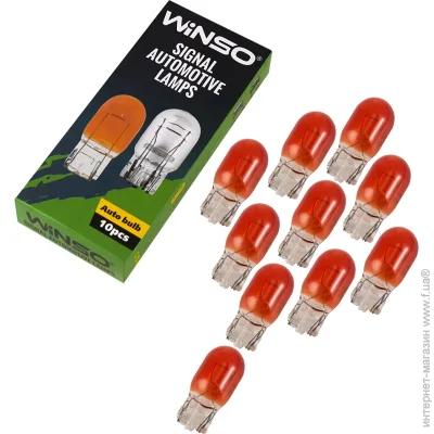   Winso 12V WY21W 21W WX3x16d Amber, 10 713270