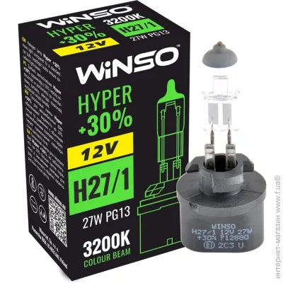   Winso H27/1 12V 27W PG13 HYPER +30% 712880