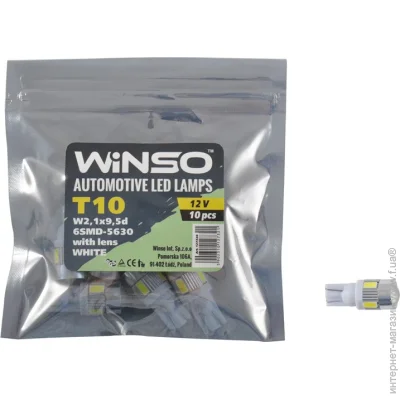   Winso LED 12V SMD T10 W2.1x9.5d 10.. 127320