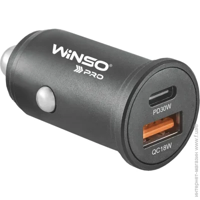      Winso PRO 48W 1xUSB-C+ 1xUSB-A, metal 223048