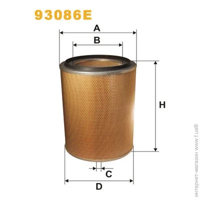   () WIX Filters 93086EWIX (93086E)