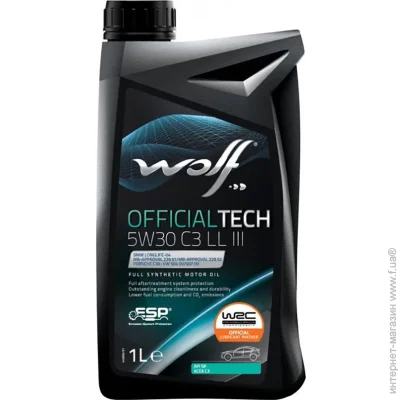   Wolf Wolf Official Tech 5W-30 C3 LL III 1 (1048179)