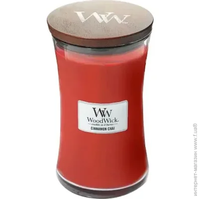 Woodwick   Large Cinnamon Chai 609 