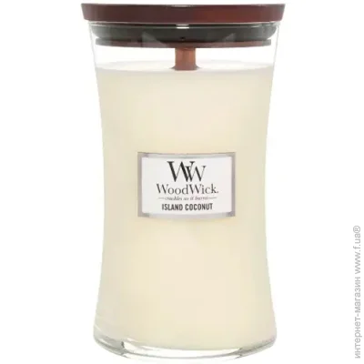 Woodwick   Large Island Coconut 609 