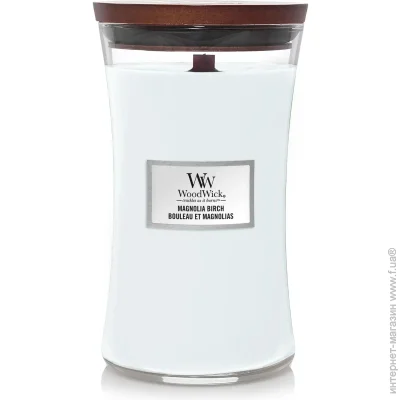 Woodwick   Large Magnolia Birch (  ) 609