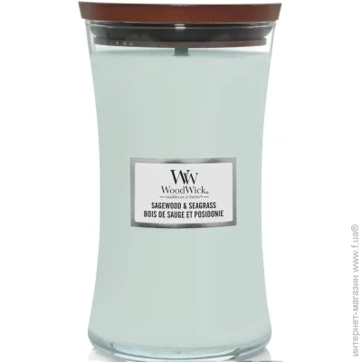 Woodwick   Large Sagewood & Seagrass (   ) 609