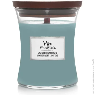  Woodwick   Medium Evergreen Cashmere (³ ) 275