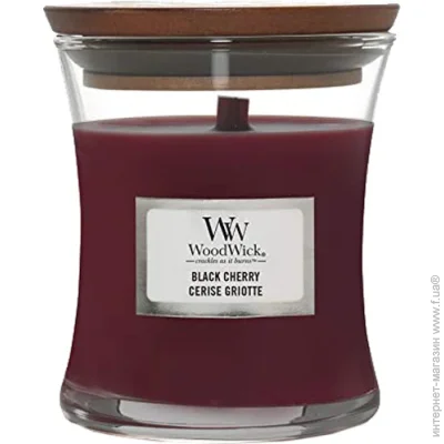       Woodwick Medium Black Cherry 275  (92100E)