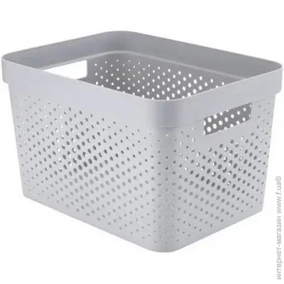 Корзина для ванной корзина для хранения полипропилен 17л серый 26х36х22см (4962900) Корзина для ванной корзина для хранения полипропилен 17л серый 26х36х22см (4962900)