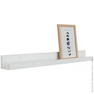 полиця ламінат/мдф 60x7см білий (3670001) полиця ламінат/мдф 60x7см білий (3670001)