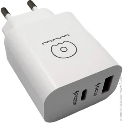    WUW-C172 20W PD USB-C +  USB QC3.0 18W white (172W)