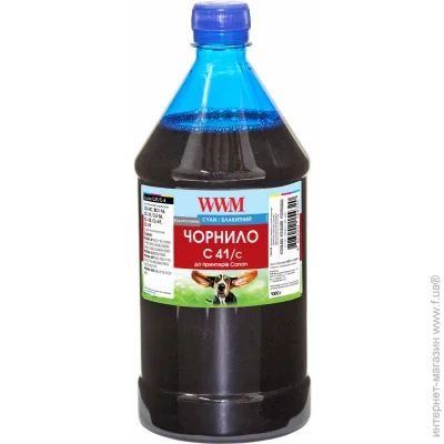  WWM Canon CL-41C/CL-51C/CLI-8C Cyan, 1000 (C41/C-4) Cyan 1000 