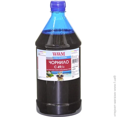  WWM Canon Pixma G1400/2400/3400 Cyan, 1000 (C49/C-4) Cyan 1000 