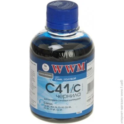  WWM Canon CL41/51/CLI8/BCI-16 Cyan, 200 (C41/C)