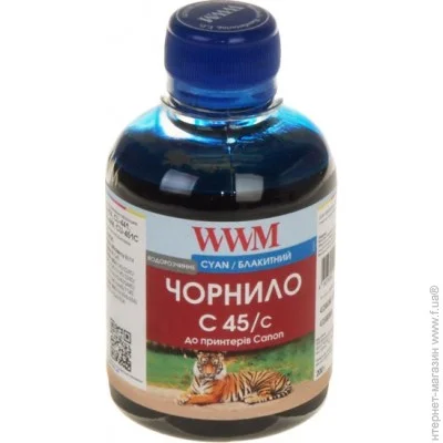  WWM Canon CL441/446/CLI-451C Cyan, 200 (C45/C) Cyan 200 