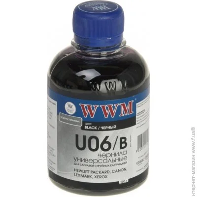  WWM Canon/HP/Lexmark Universal Black, 200 (U06/B)