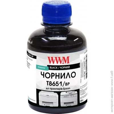  WWM Epson Black, 200 (T8651/BP) Black 200 