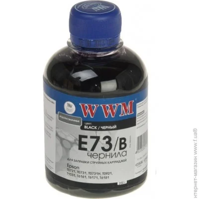  WWM Epson C79/91/CX3700/T26/TX106 Black, 200 (E73/B) Black 200 