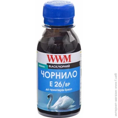  WWM Epson Expression Premium XP-600/XP-605/XP-700 Pigment Black, 100 (E26/BP-2) Black 100 