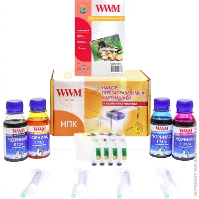   WWM Epson Stylus SX230/235/430W/435W (RC.T129) Cyan, Magenta, Yellow, Black 100 