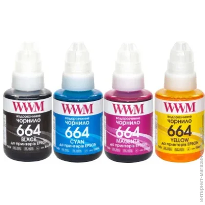    WWM 664 B/C/M/Y  Epson 4140 (E664SET4) 