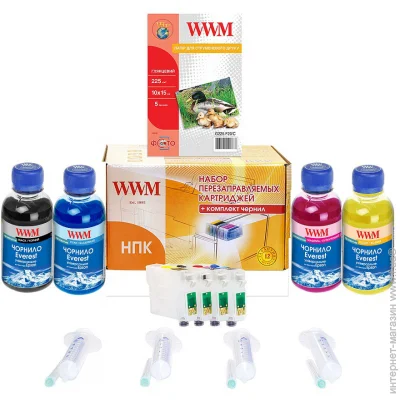   WWM Epson Stylus SX125/SX130/SX235W Everest BP/C/M/Y, 4100 (RC.128)
