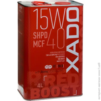   Xado 15w-40 shpd mcf, red boost, / 4  (XA 26213)