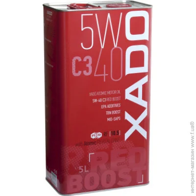  Xado 5W-40 C3 Red Boost 4  (XA 26222)