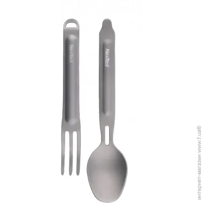 Туристичний набір ложка, вилка NexTool NE0124 KT5525 (2363004250) Туристичний набір ложка, вилка NexTool NE0124 KT5525 (2363004250)
