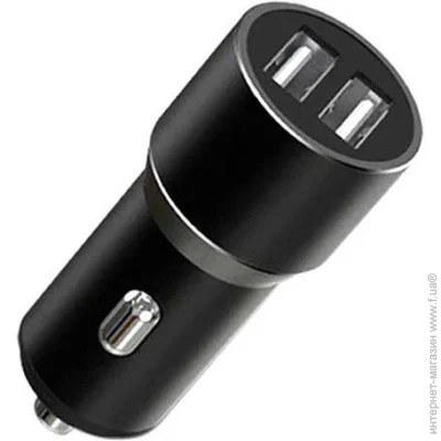 XO    CC30 Metal Car Charger Black (XO-CC30-BK)
