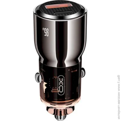 XO    CC58 1xUSB-A/1xUSB-C 95W Car Charger Gray (CC58_TARNISH)