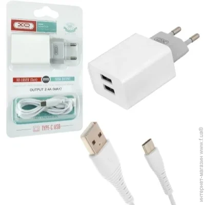   XO    L65  2USB / 2.4 +  Type-C white (XO-L65-TC)