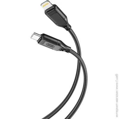  XO NBQ236A Braided Type-C to Lightning - 27W - 1m () (NBQ236A_Black)