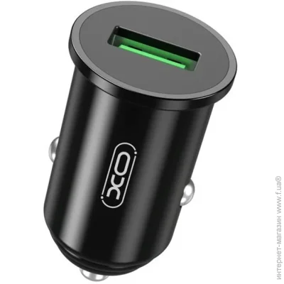   XO    QC 3.0 CC35 18W/1USB Black (XO-CC35-BK)