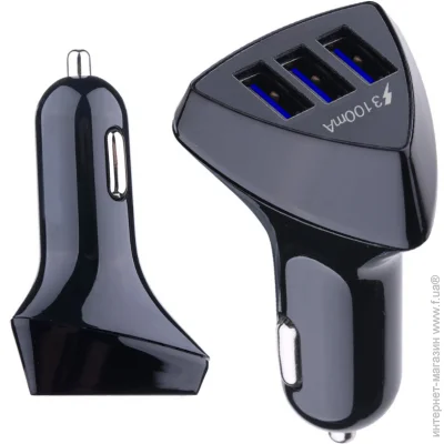    Xoko CC-300 3 USB 4.2A Black (CC-300-BK)