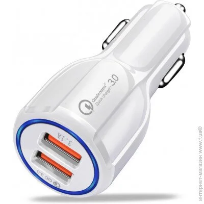   Xoko CQC-200 2USB Qualcom 3.0 6A White
