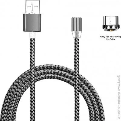  Xoko Magneto Micro USB 1.2, Grey (SC-355m MGNT-GR)