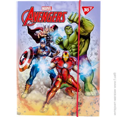 B5 YES , Weible Polder Cartboard B5 Marvel.aveengers (5056137178506) 